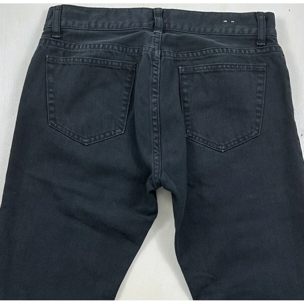 J.Crew Men's‎ jeans Urban Slim Black 29x32 Charcoal Cotton Denim Straight EUC